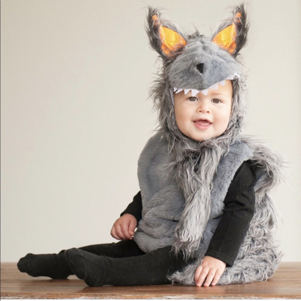 Teagan and Ella Big Bad Wolf Costume 12-24 Months
